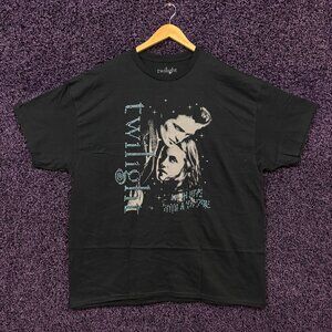 Twilight In Love with A Vampire Bedazzled T-Shirt Size 2XL